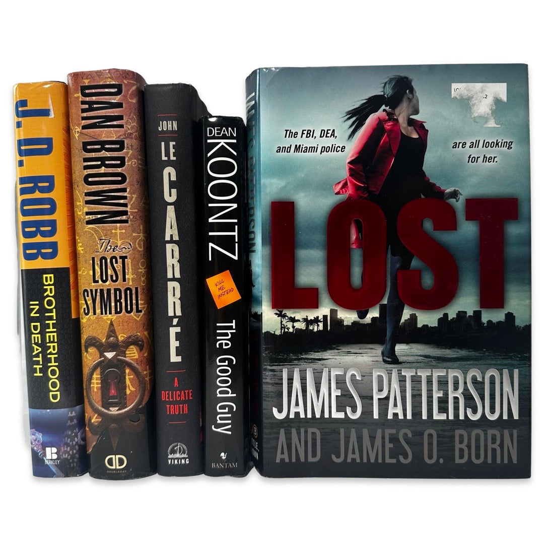 Mystery Thriller hardcover books